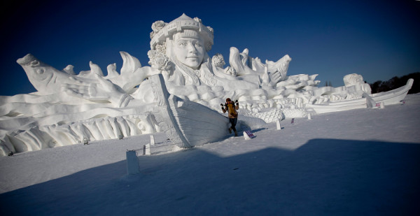 harbin china festival esculturas hielo