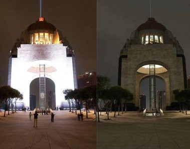 monumento revolucion hora del planeta