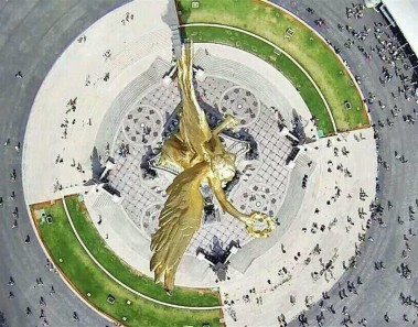 angel de la independencia paseo reforma mexico df