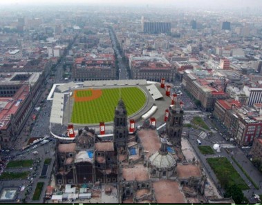 zocalo mexico df beisbol