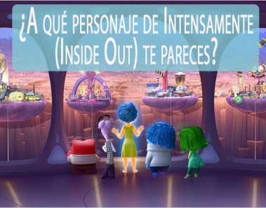 ¿A qué personaje de Intensamente (Inside Out) te pareces?