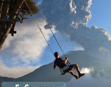 El Columpio del Fin del Mundo en la Casa del Árbol en Baños Ecuador