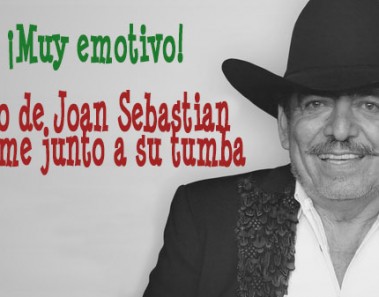 Hijo de Joan Sebastian duerme junto a su tumba
