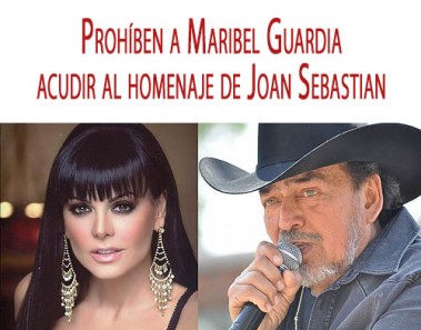 Maribel Guardia tiene prohibido acudir al homenaje de Joan Sebastian