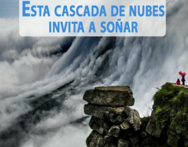 Cascada de Nubes en La Palma