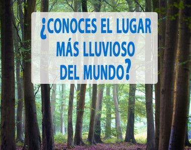 Mawsynram el lugar más lluvioso del mundo