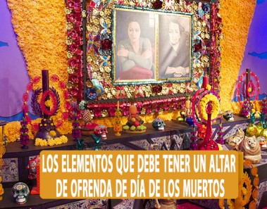 Los elementos que debe tener un altar de ofrenda de Día de los Muertos