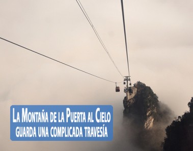 La Montaña de la Puerta al Cielo esta en China