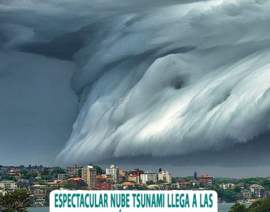 nube tsunami costas sidney australia