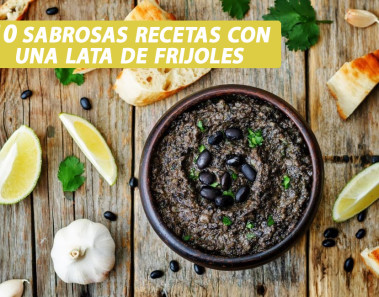 10 sabrosas recetas con una lata de frijoles