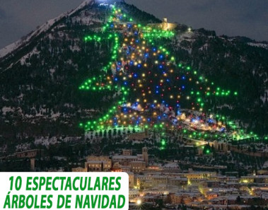 10 espectaculares árboles de Navidad de todo el mundo