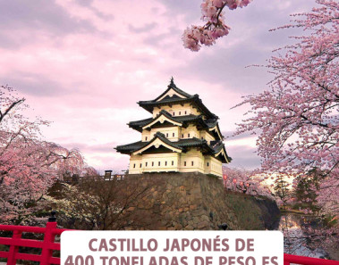 Castillo japonés de 200 años y 400 toneladas de peso es trasladado 70 metros