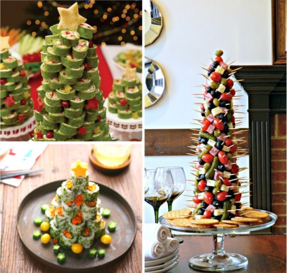 maneras originales de decorar los platos de navidad