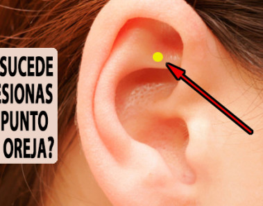Esto es lo que pasa si presionas este punto de tu oreja