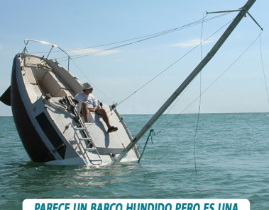 barco hundido mensaje inspirador