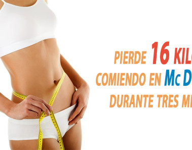 Pierde 16 kilos comiendo en McDonalds durante tres meses