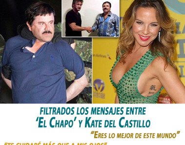 Filtrados los mensajes entre ‘El Chapo’ y Kate del Castillo