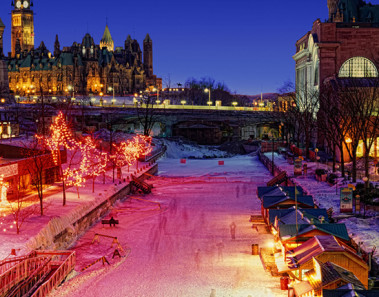 La mayor pista de patinaje del mundo El Canal Rideau en Ottawa