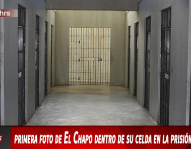 Primera foto de El Chapo dentro de su celda en la prisión Altiplano
