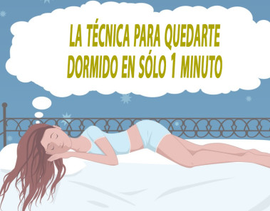 La técnica para quedarte dormido en sólo 1 minuto