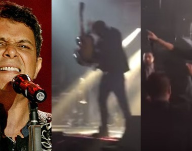 Alejandro Sanz baja del escenario para defender a fan agredida en México