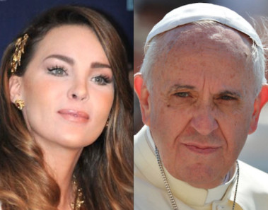 El Papa se molestó con la cantante Belinda