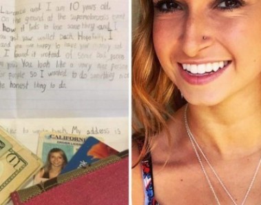 Niño devuelve a una chica una billetera extraviada con una de las cartas más dulces del mundo