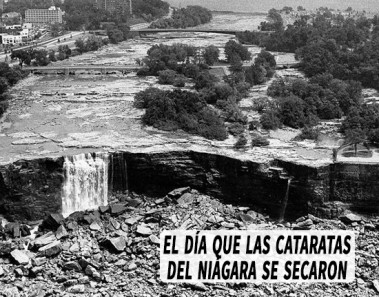 El día que las Cataratas del Niagara se secaron
