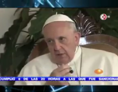 Papa Francisco: Es infantil culpar al gobierno por la desaparición de los 43 estudiantes, la culpa es de...