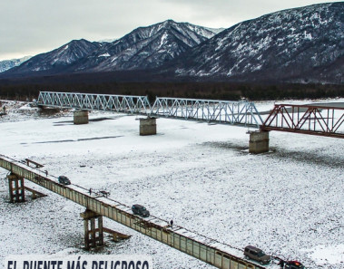El puente más peligroso del mundo esta en Rusia