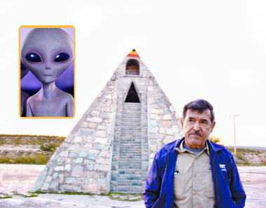 extraterrestre mexicano construir piramide