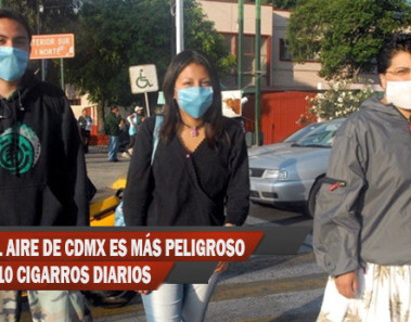 La Ciudad de México decreta la contingencia por la contaminación