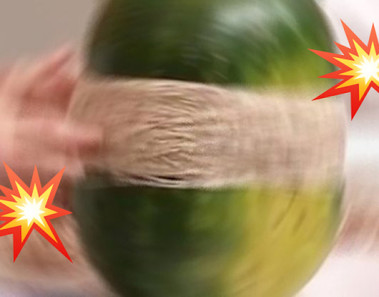 buzzfeed hizo explotar una sandia en vivo