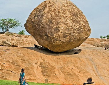 la bola de mantequilla de krishna mahabalipuram india