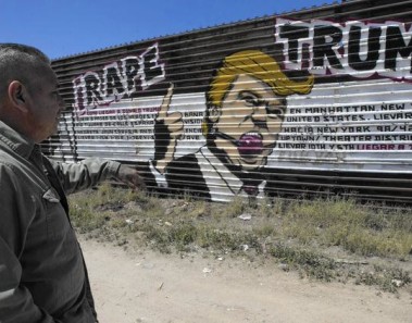 Este mural anti-Trump en Tijuana es una atracción turística