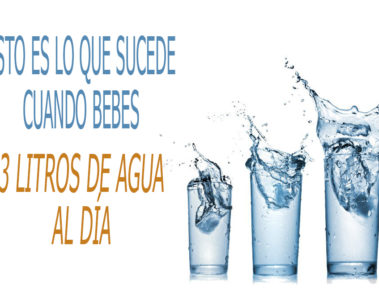 Esto es lo que sucede cuando bebes 3 litros de agua al día ¡Increíble!