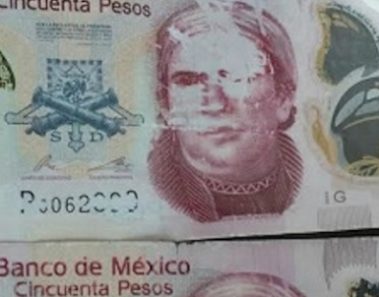 Raspas los billetes para ver si son reales
