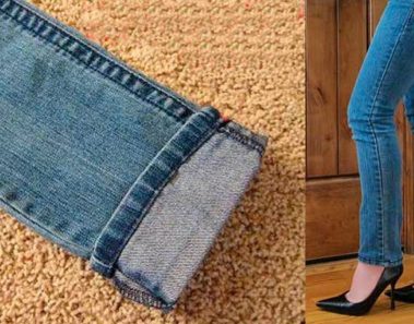 Acorta tus pantalones y mantén el remate original con este truco