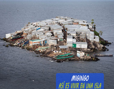 La diminuta isla de pescadores de Migingo en África