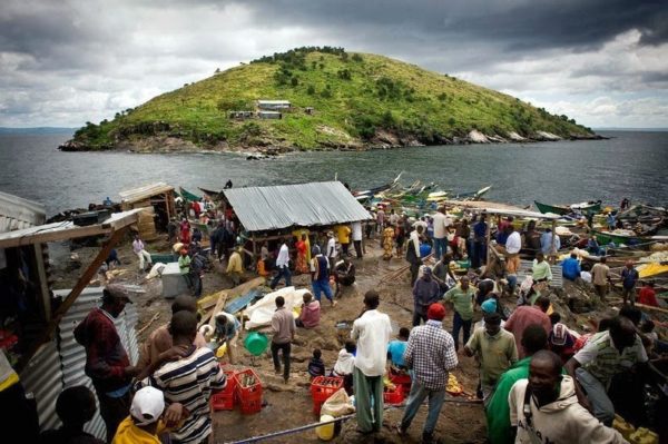 isla de pescadores de migingo en africa