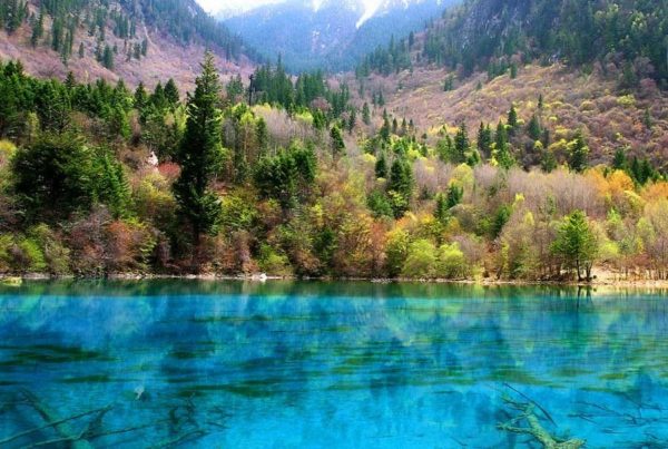 valle de lagos y cascadas en jiuzhaigou china