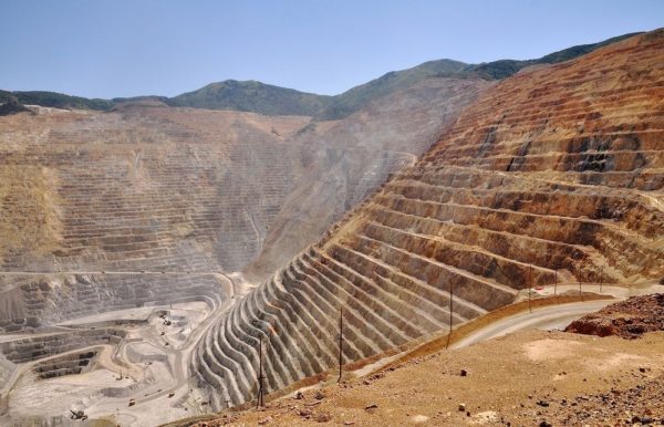 deslizamiento de tierras de la mina de cobre de bingham canyon
