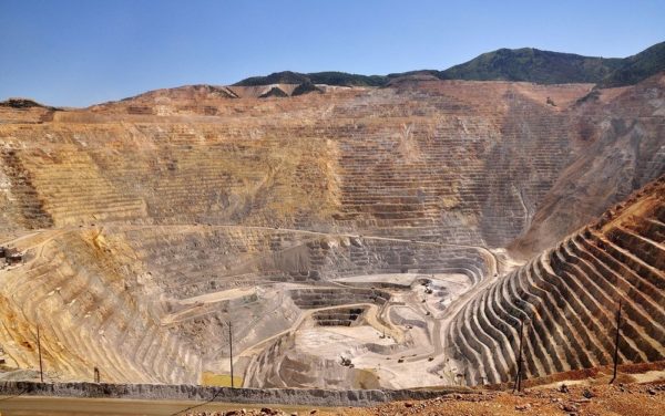 deslizamiento de tierras de la mina de cobre de bingham canyon