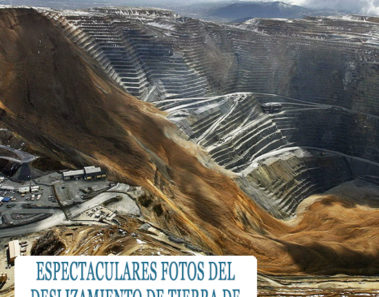 El increíble deslizamiento de tierras de la mina de cobre del Cañón de Bingham