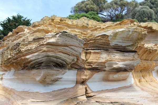 acantilados pintados maria island australia