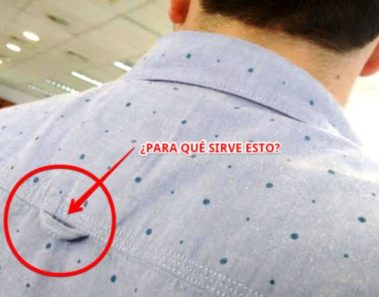 Descubre para qué sirve el gancho que tienen las camisas atrás