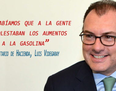 Aumento en la gasolina no afecta a los pobres, solo afecta a los ricos, comenta el Secretario de Hacienda