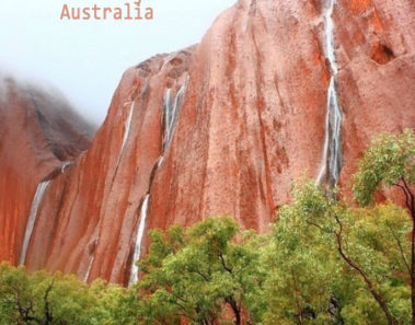 Unas cascadas con corazón rojo en Australia