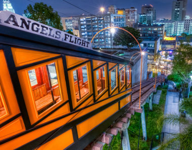 Angels Flight el recorrido en tren más corto del planeta