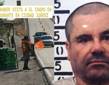 Aseguran haber visto a El Chapo cenando en un restaurante de Ciudad Juárez